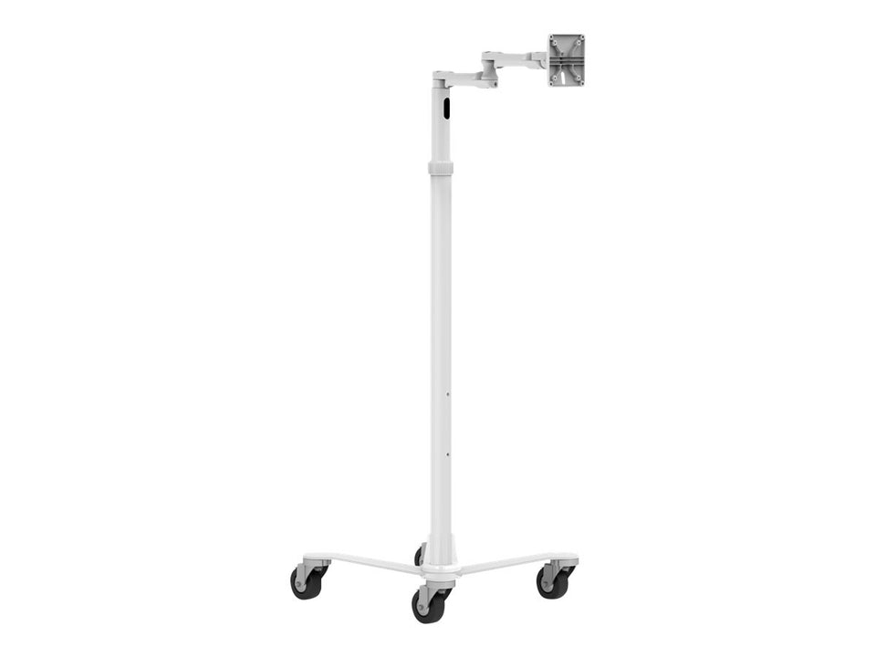 Compulocks Medical Rolling Cart Extended - VESA Compatible - Wagen - für LCD-Display - medizinisch - weiß - Bildschirmgröße: bis zu 38,1 cm (bis zu 15 Zoll)