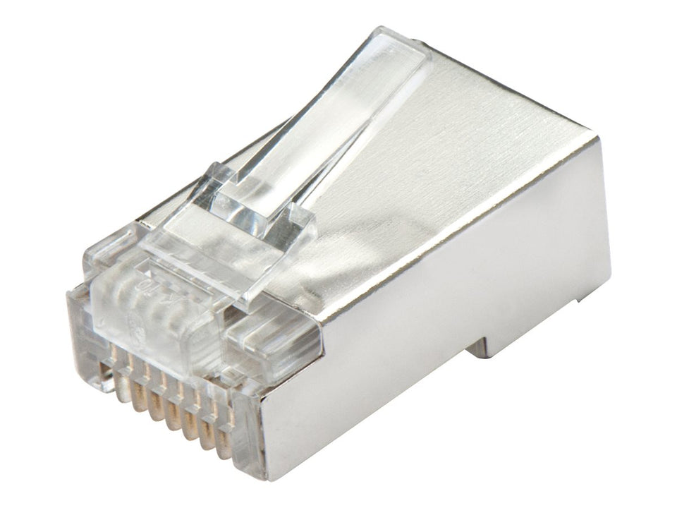 Lindy Netzwerkanschluss - RJ-45 (M) - STP - CAT 5e - durchsichtig - (Anzahl pro Packung: 10)