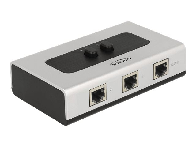 Delock Switch RJ45 10/100/1000 2 port manual