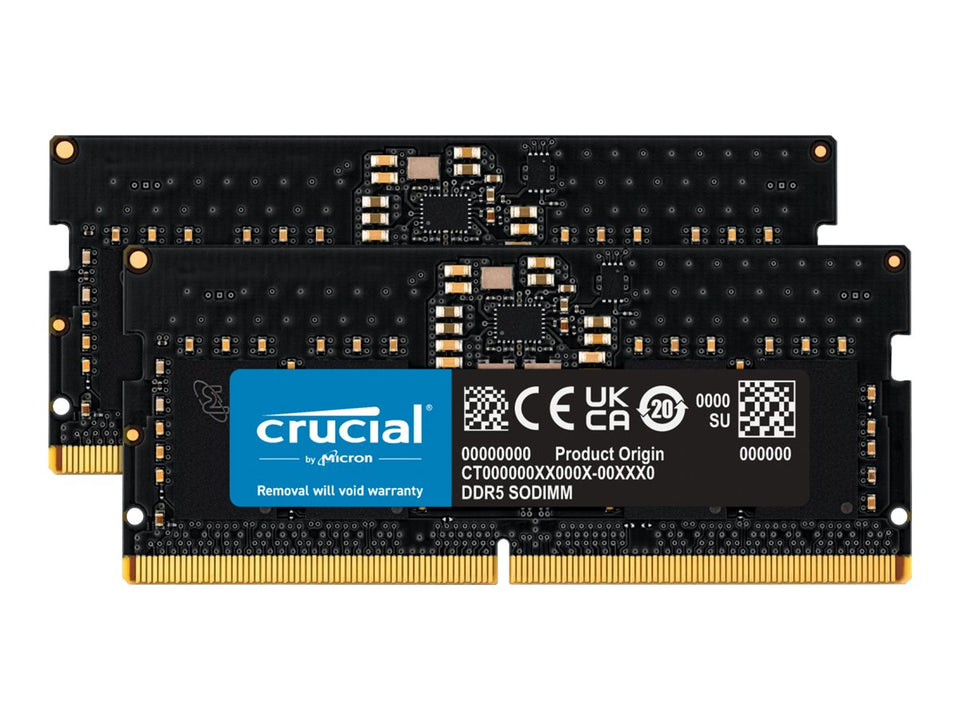 Crucial DDR5 - Kit - 16 GB: 2 x 8 GB - SO DIMM