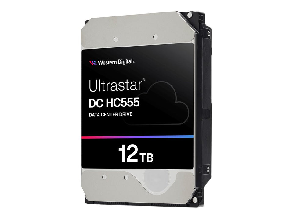 WD Ultrastar DC HC555 - Festplatte - Rechenzentrum - 12 TB - intern - 3.5" (8.9 cm)