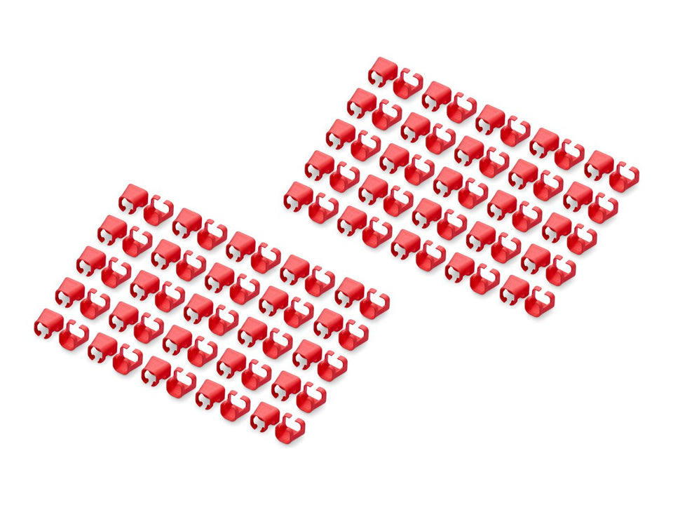 DIGITUS Farbclips für Patchkabel - Rot