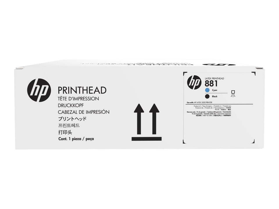 HP 881 - Schwarz, Cyan - original - Druckkopf