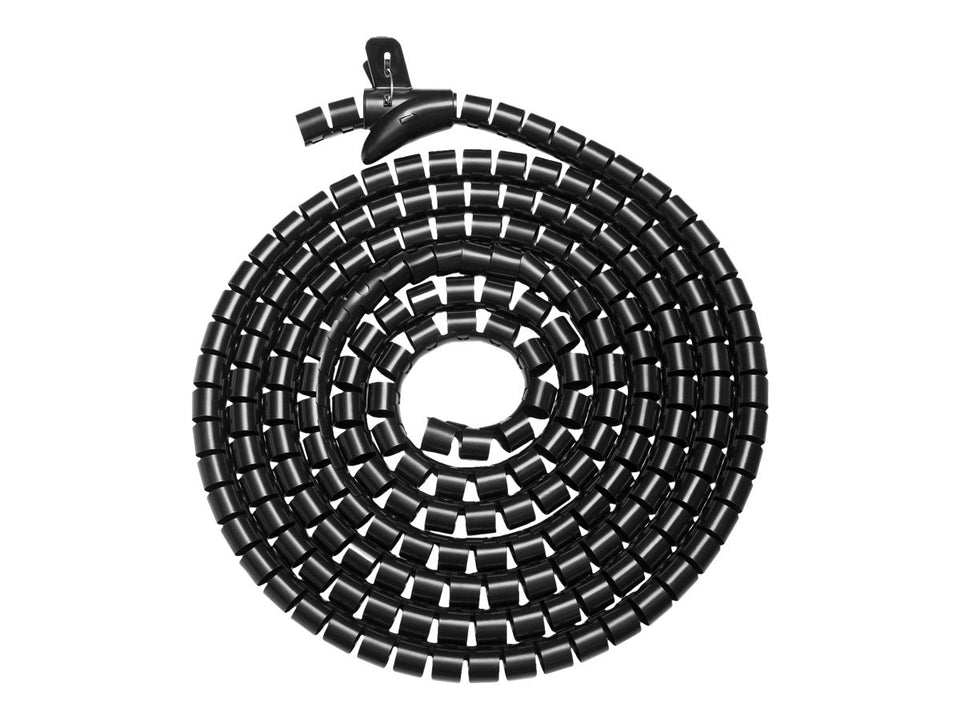 DIGITUS Flexibler Kabelspiralschlauch mit Einzugshilfe, 5 m