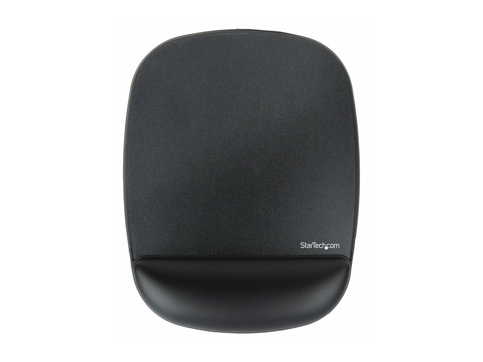 StarTech.com Ergonomisches Mauspad mit Gelkissen, 17x18x2cm, Gepolstertes Gel Mauspad für ergonomischer Arbeitsplatz mit Handgelenkauflage und rutschfeste PU-Basis unterlage (B-ERGO-MOUSE-PAD)