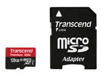 Transcend Premium - Flash-Speicherkarte (microSDXC-an-SD-Adapter inbegriffen)