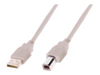 DIGITUS USB-A  USB-B Anschlusskabel, 1,8m