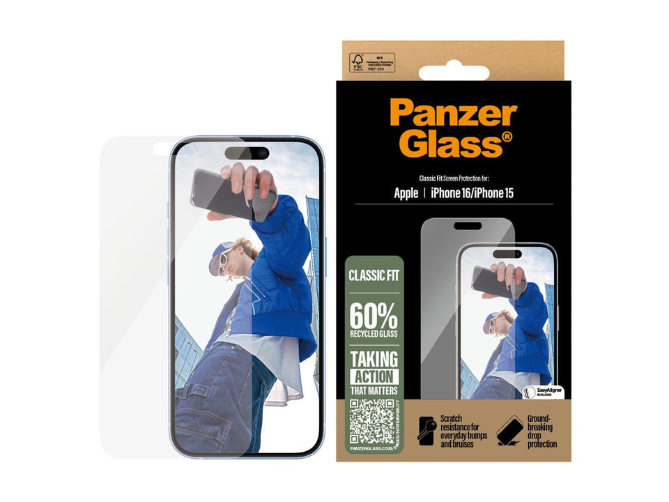 PanzerGlass Bildschirmschutz für Handy - klassische