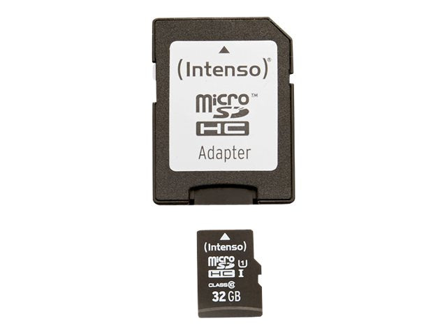 Intenso Premium - Flash-Speicherkarte (microSDHC/SD-Adapter