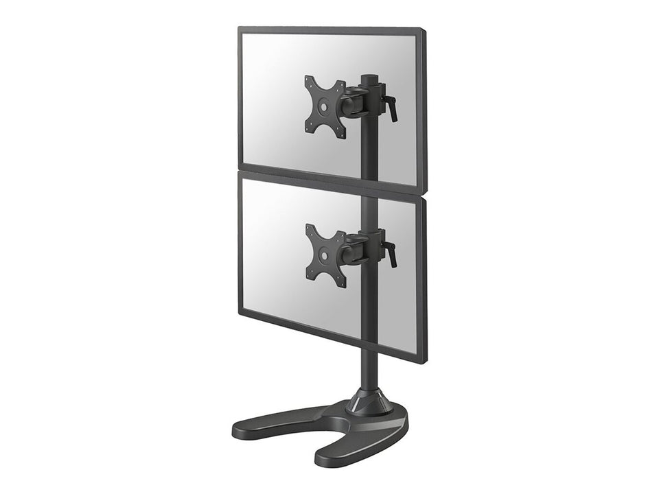 Neomounts FPMA-D700DDV - Aufstellung - Voll beweglich - für 2 LCD-Displays - Schwarz - Bildschirmgröße: 25.4-68.6 cm (10"-27")