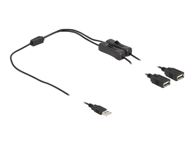 Delock Netz-Splitter - USB (M) zu USB (W)