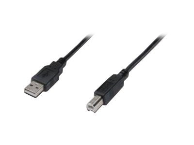 DIGITUS USB-A  USB-B Anschlusskabel, 5m