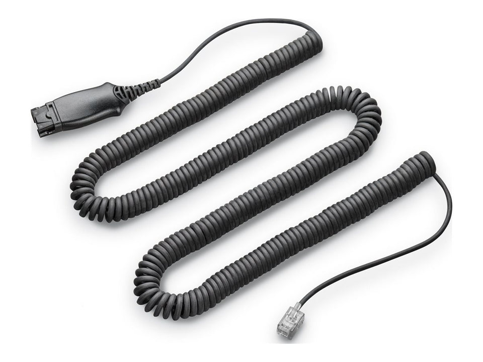 Poly HP Poly - Headset-Kabel - 3,5 mm Audioanschluss zu 3,5 mm Audioanschluss - Elektronischer Hakenumschalter (EHS)