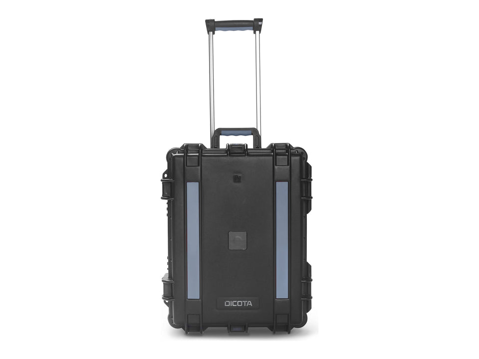 Dicota Koffer mit Rollen für 14 Tablets - Lade-Case