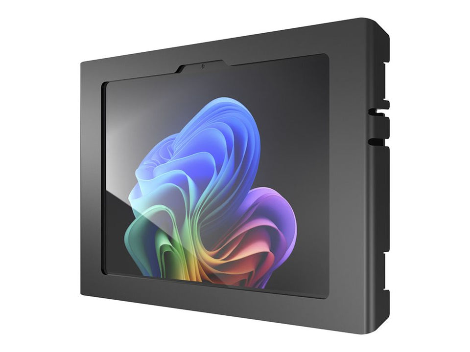 Compulocks Gehäuse - exponierte Front-/Rückkamera und Sensoren, neigbar - für Tablett - sicher - verriegelbar - Metallrahmen - Schwarz - Bildschirmgröße: 30.5 cm (12")