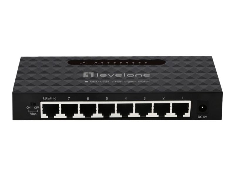 LevelOne GEU-0821 - Switch - 8 x 10/100/1000