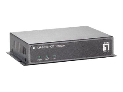 LevelOne POR-0100 PoE Repeater - Repeater - 100Mb