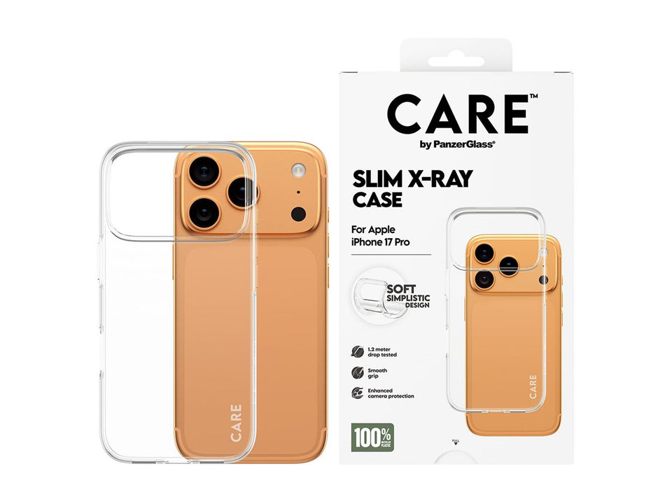PanzerGlass CARE by PanzerGlass X-Ray - Hintere Abdeckung für Mobiltelefon - weicher Grund - Thermoplastisches Polyurethan (TPU)