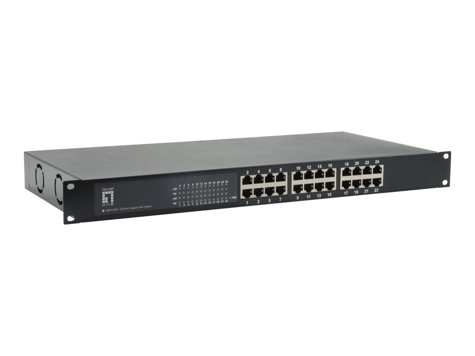 LevelOne GEP-2421W630 - Switch - 24 x 10/100/1000 (PoE)