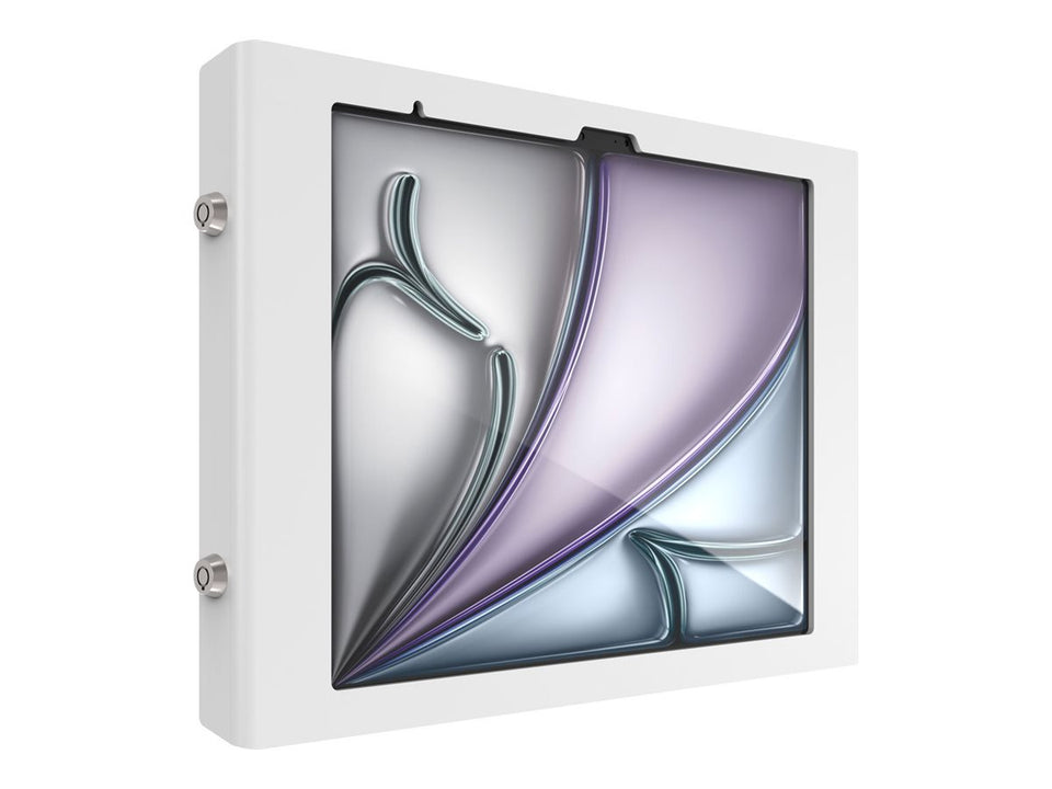 Compulocks iPad Air M2 & M3 13", Apex Secured Enclosure Wall Mount - White - Gehäuse - für Tablett - Glasbefestigung, Raum - verriegelbar - hochwertiges Aluminium - weiß - Bildschirmgröße: 33.02 cm (13")