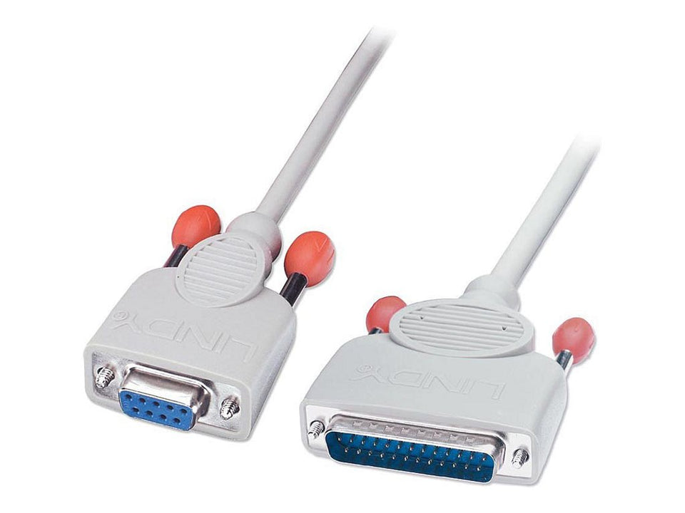 Lindy PC Serial Printer Cable - Serielles / paralleles Kabel - DB-9 (W)