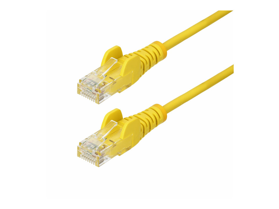 StarTech.com 1m Yellow Slim CAT6 Ethernet Cable, Snagless, 28AWG, LSZH - Patch-Kabel - RJ-45 (M)