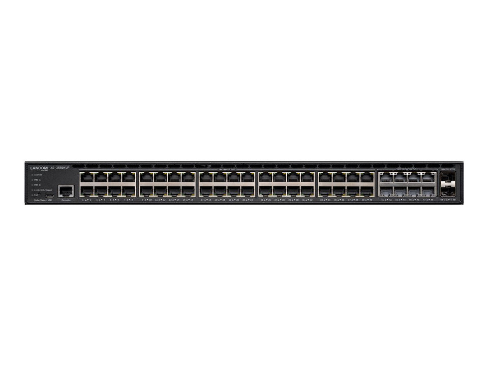 Lancom XS-3550YUP - Switch - Multi-Gigabit mit Stromredundanz - L3 - managed - 8 x 1000/2.5G/5G/10GBase-T (PoE++)
