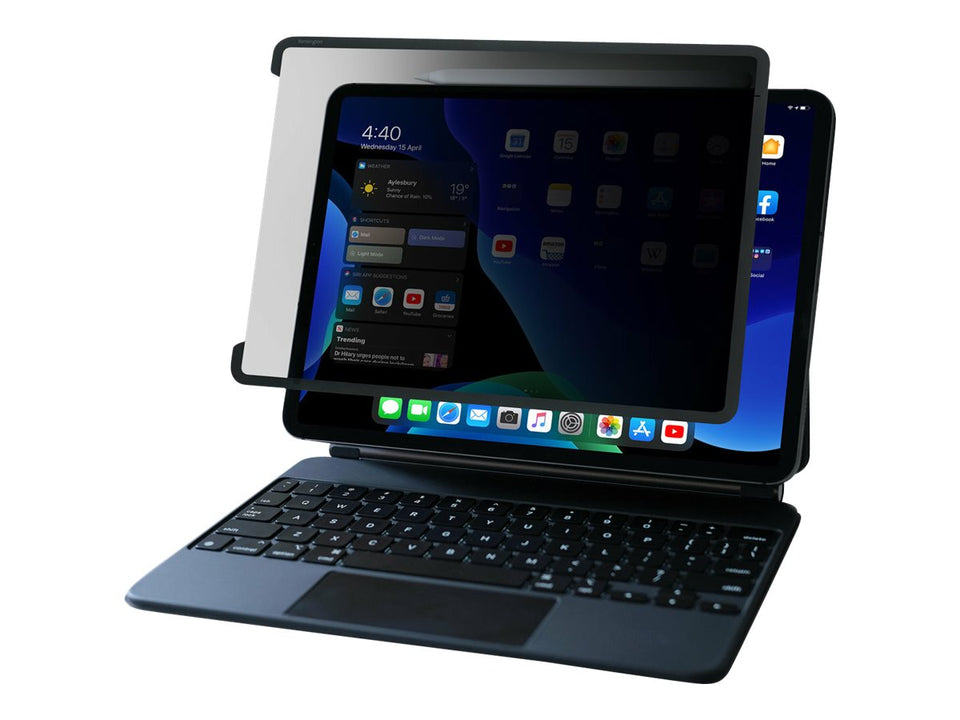 Kensington SA11 - Bildschirmschutz für Tablet - mit Sichtschutzfilter - 4-Wege - entfernbar - klebend - 11" - für Apple 11-inch iPad Pro (2. Generation)