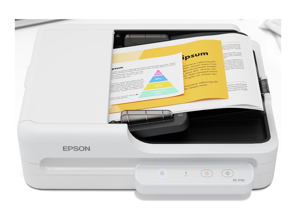 Epson WorkForce DS-1730 - Dokumentenscanner - Duplex - 215.9 x 3048 mm - 1200 dpi x 1200 dpi - bis zu 30 Seiten/Min. (einfarbig)