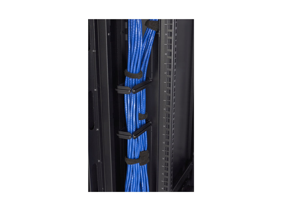 APC Rack-Kabelführungsring - Schwarz (Packung