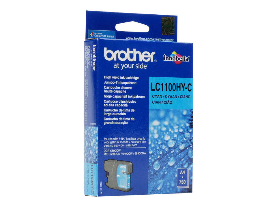 Brother LC1100HYC - Hohe Ergiebigkeit - Cyan