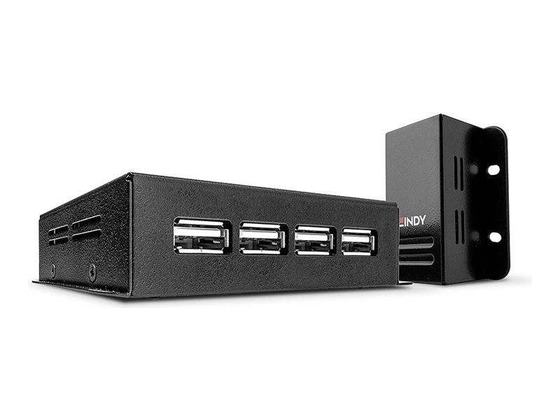 Lindy USB 2.0 4 Port CAT.5/6 Extender With Power