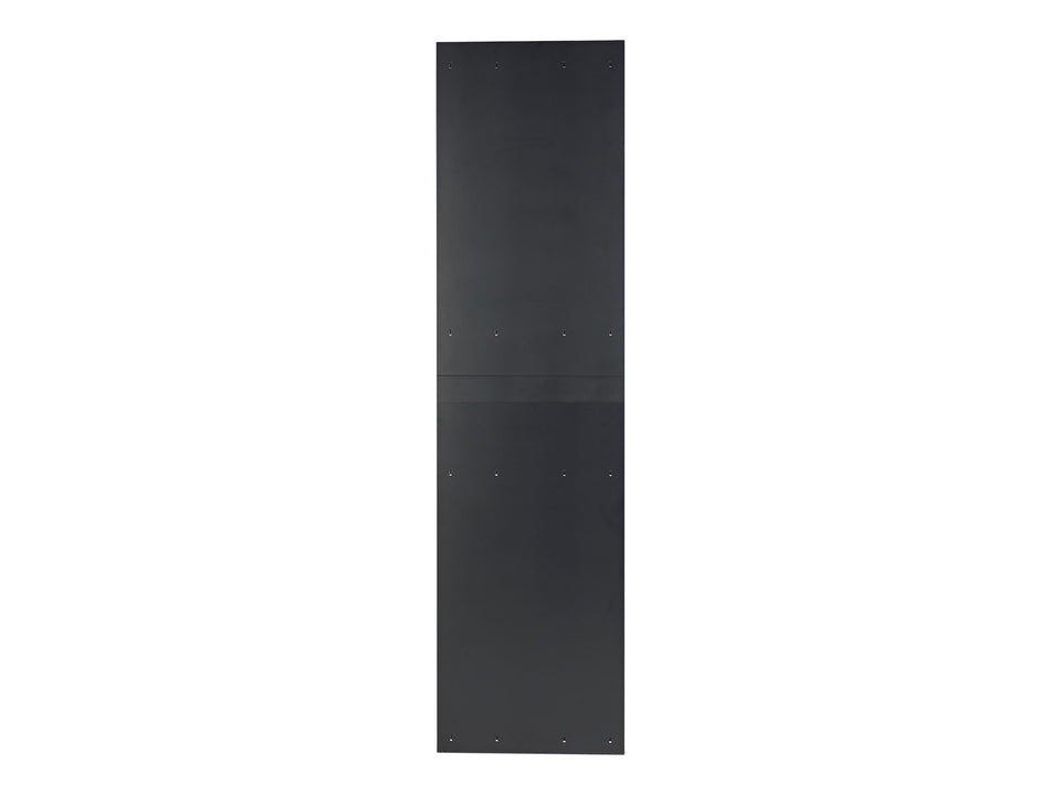 APC Rack-Kabelführungskonsolen-Abdeckung - Schwarz (Packung mit 2)