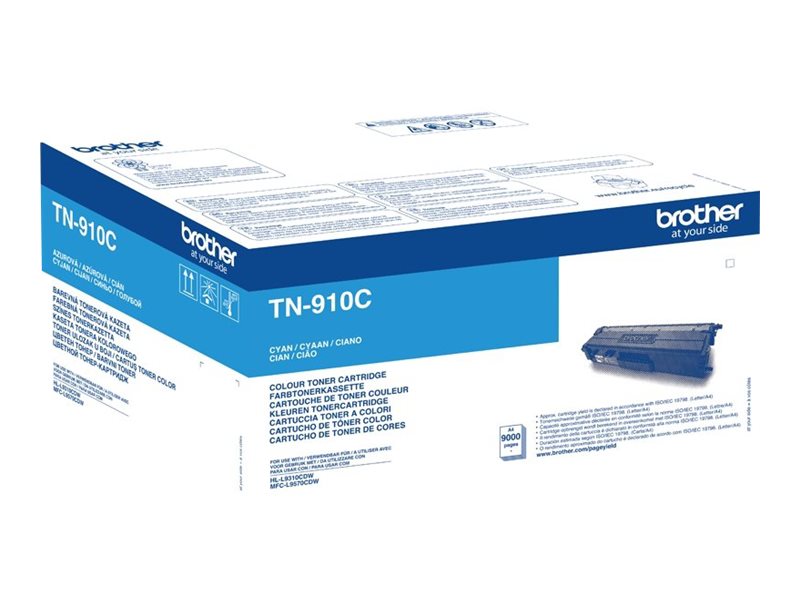 Brother TN910C - Ultra Jumbo - Cyan - original
