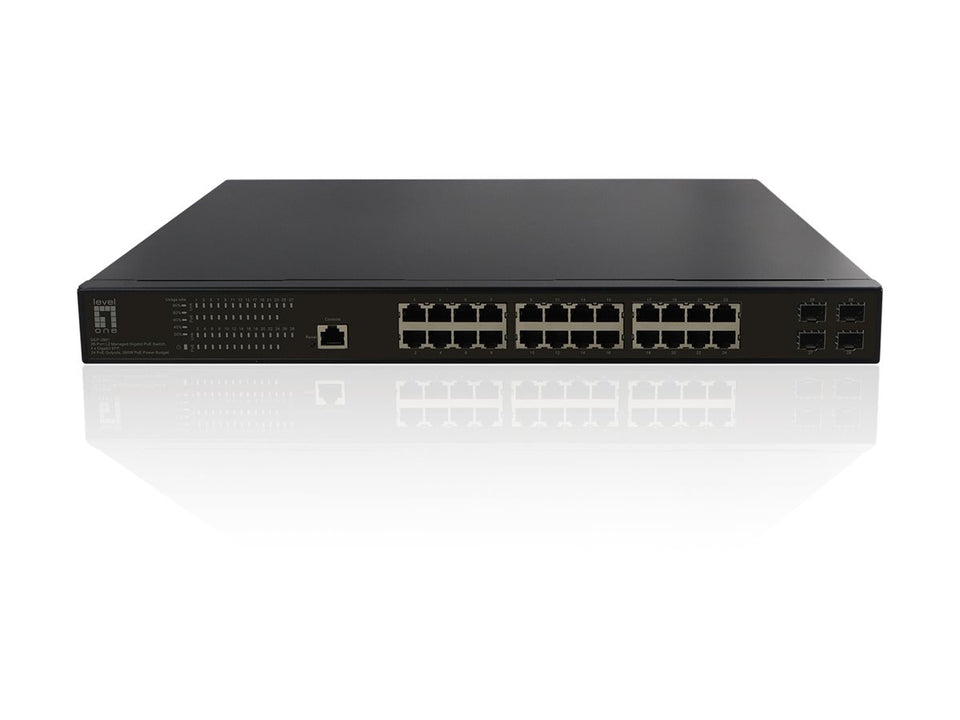 LevelOne GEP-2861 - Switch - managed - 24 x 10/100/1000 (PoE+)