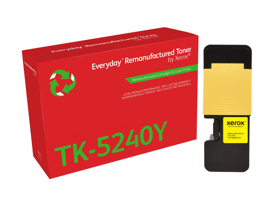 Xerox Everyday - Gelb - kompatibel - Box - wiederaufbereitet - Tonerpatrone (Alternative zu: Kyocera TK-5240Y)