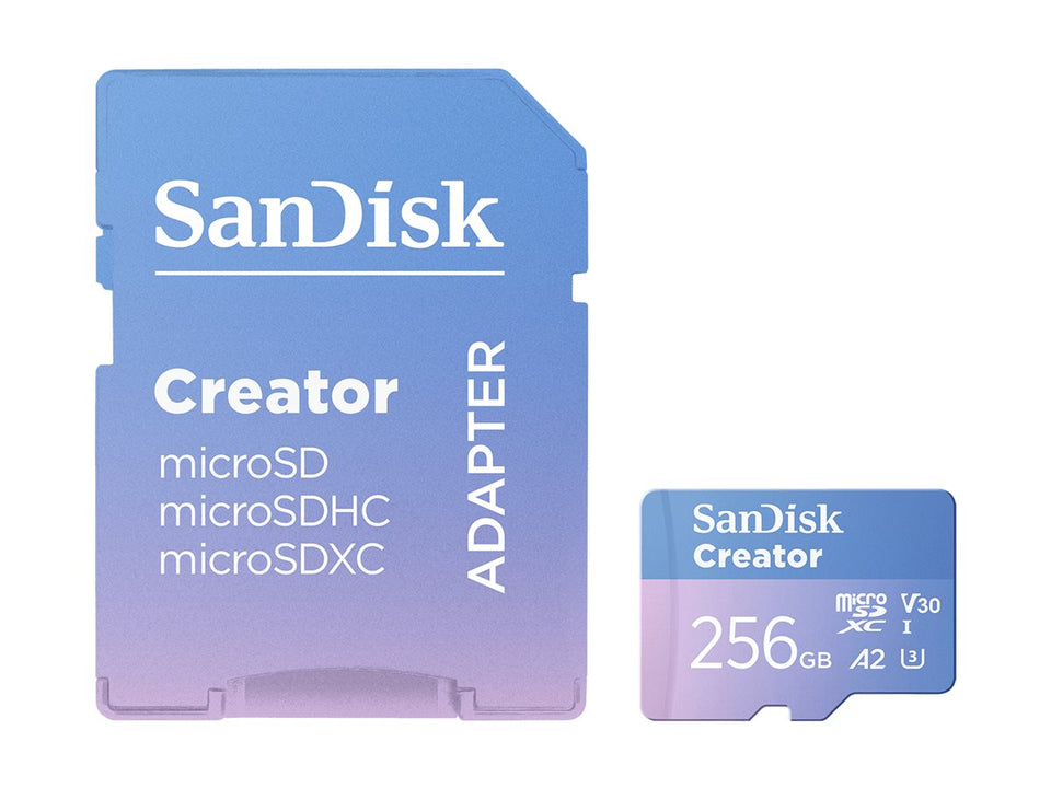 SanDisk Creator - Flash-Speicherkarte (microSDXC-an-SD-Adapter