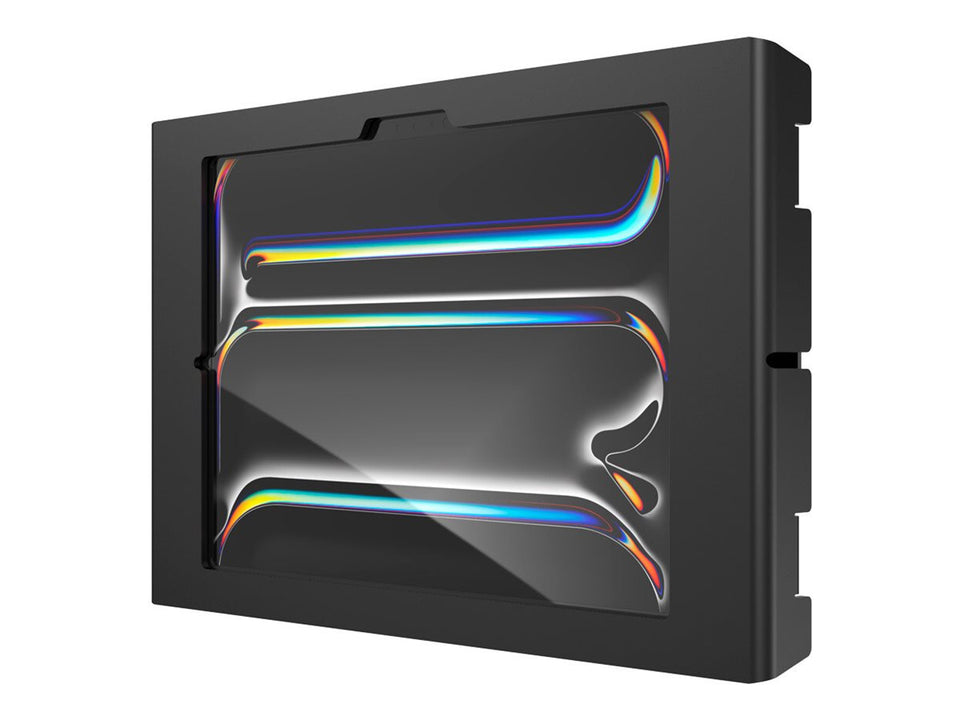 Compulocks iPad Pro M4 11" (2024), Apex Secured Enclosure Wall Mount - Gehäuse - für Tablett - Glasbefestigung, Raum - verriegelbar - hochwertiges Aluminium - Schwarz - Bildschirmgröße: 27.94 cm (11")