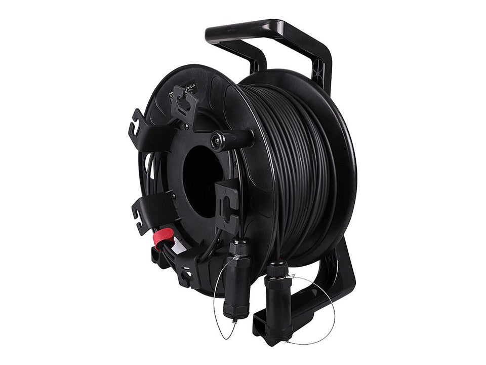 Lindy Ultra High Speed - HDMI-Kabel - HDMI männlich zu HDMI männlich - 100 m - Hybrid Kupfer/Kohlefaser - Schwarz - Active Optical Cable (AOC)