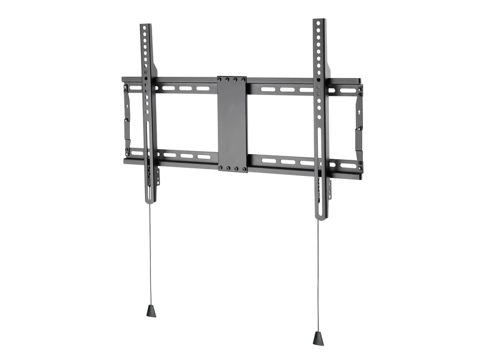 Vision VFM-W6X4V/2 - Befestigungskit (Wandmontage) - nicht kippbar - für Flachbildschirm - verriegelbar - kaltgewalzter Stahl - Schwarz - Bildschirmgröße: 94-177.8 cm (37"-70")