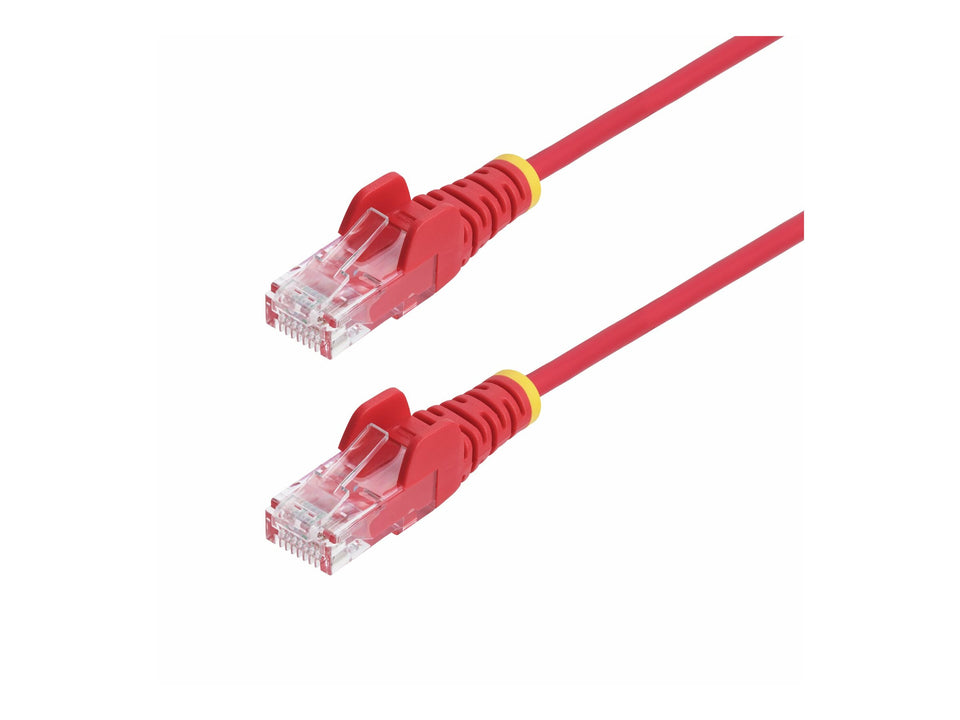 StarTech.com 2.5m Red Slim CAT6 Ethernet Cable, Snagless, 28AWG, LSZH - Patch-Kabel - RJ-45 (M)