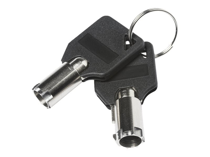Dicota Masterkey - Hauptschlüssel für Kabelschloss - Schwarz, Silber (Packung mit 2)