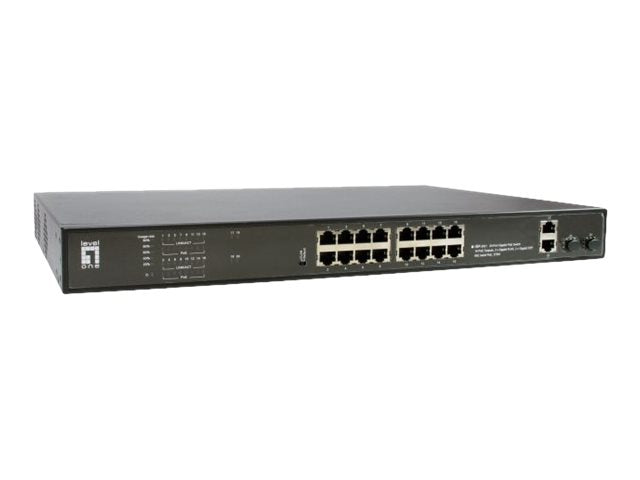 LevelOne GEP-2021 - Switch - 16 x 10/100/1000 (PoE)