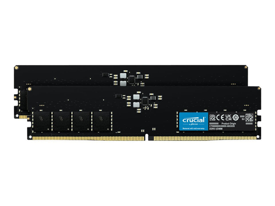 Crucial DDR5 - Kit - 32 GB: 2 x 16 GB - DIMM