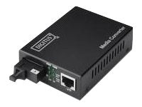 DIGITUS Bidirektionaler Gigabit Medienkonverter, RJ45 / SC