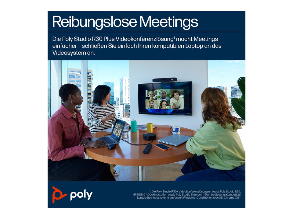 Poly HP Poly Studio R30 No Radio - USB-Videoleiste