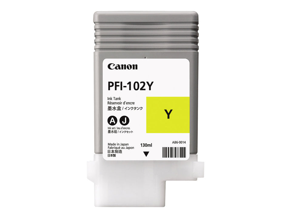 Canon PFI-102 Y - 130 ml - Gelb - original