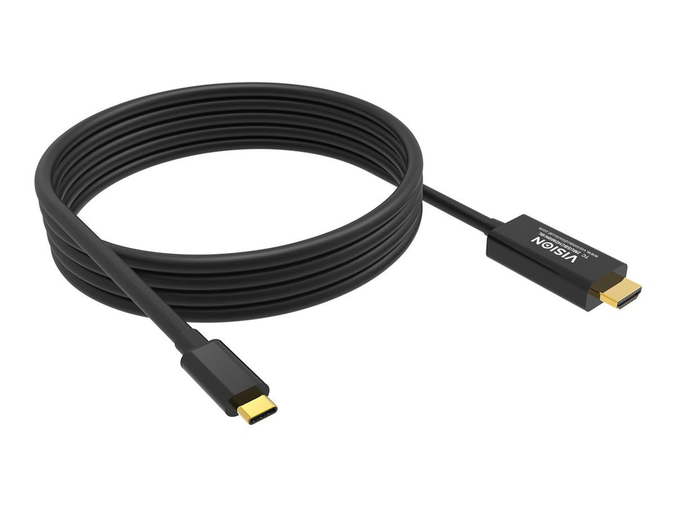 Vision Adapterkabel - USB-C männlich zu HDMI männlich - 2 m - Schwarz - 8K UHD (7680 x 4320)