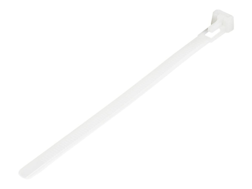 StarTech.com Kabelbinder - 152x3 mm, lösbar, 94V-2/UL, weiß, 100 Stück - Kabelbinder - 15 cm - weiß - TAA-konform (Packung mit 100)