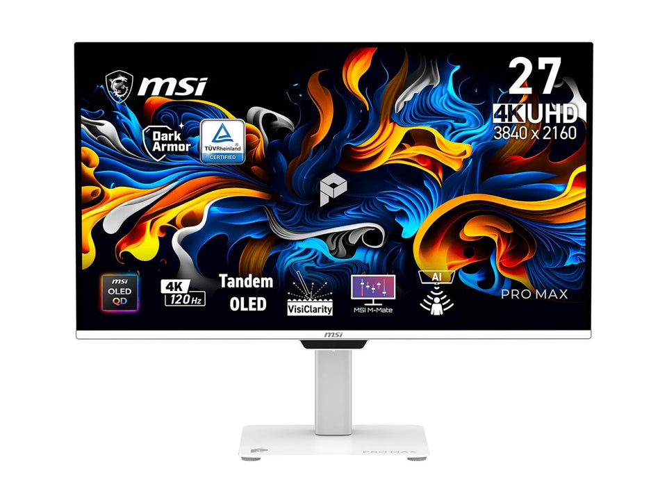 MSI PRO MAX 271UPXW12G - OLED-Monitor - USB - 68.6 cm (27")